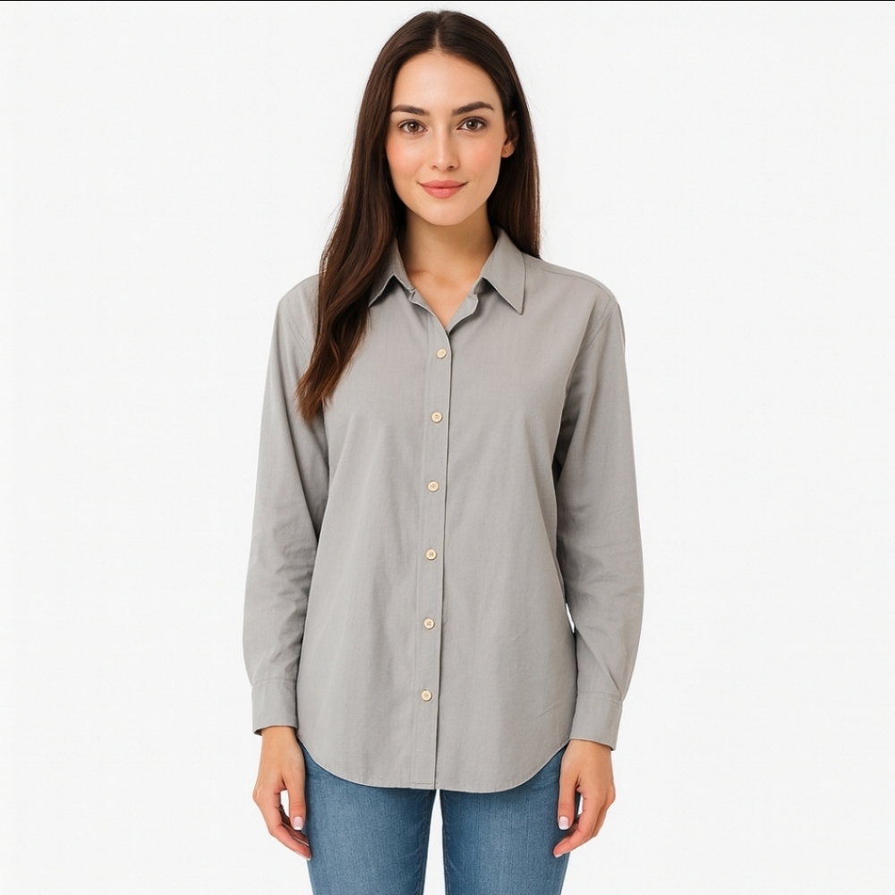 Elisabeth Liz Claiborne Blue Vintage Plus Sz Blouse Sz 2